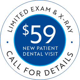 $59 New Patient Dental Visit stamp